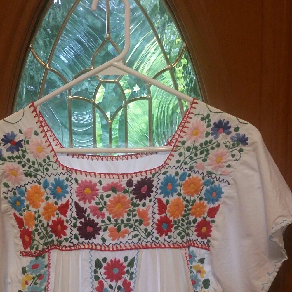 Vintage Hippie Style Dress - Picture 3 of 4